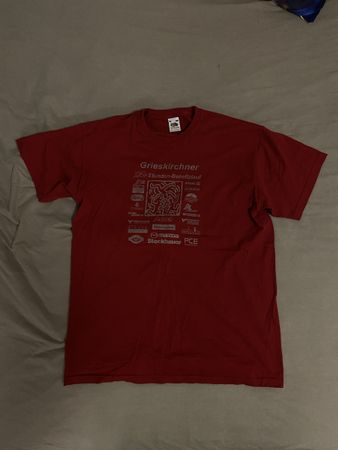 Red vintage baby tee