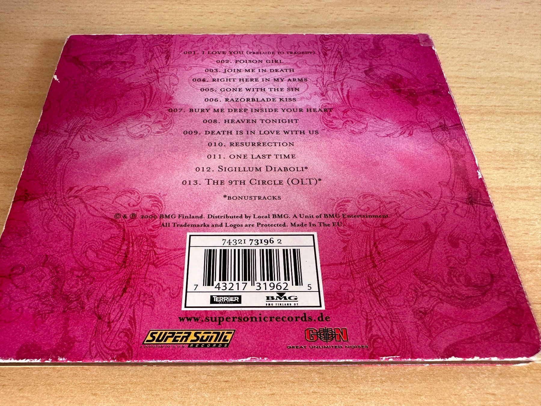 CD: HIM - Razorblade Romance - Limited Edition – Usato da Rikon im Tösstal venduto da Alpenmutz 1