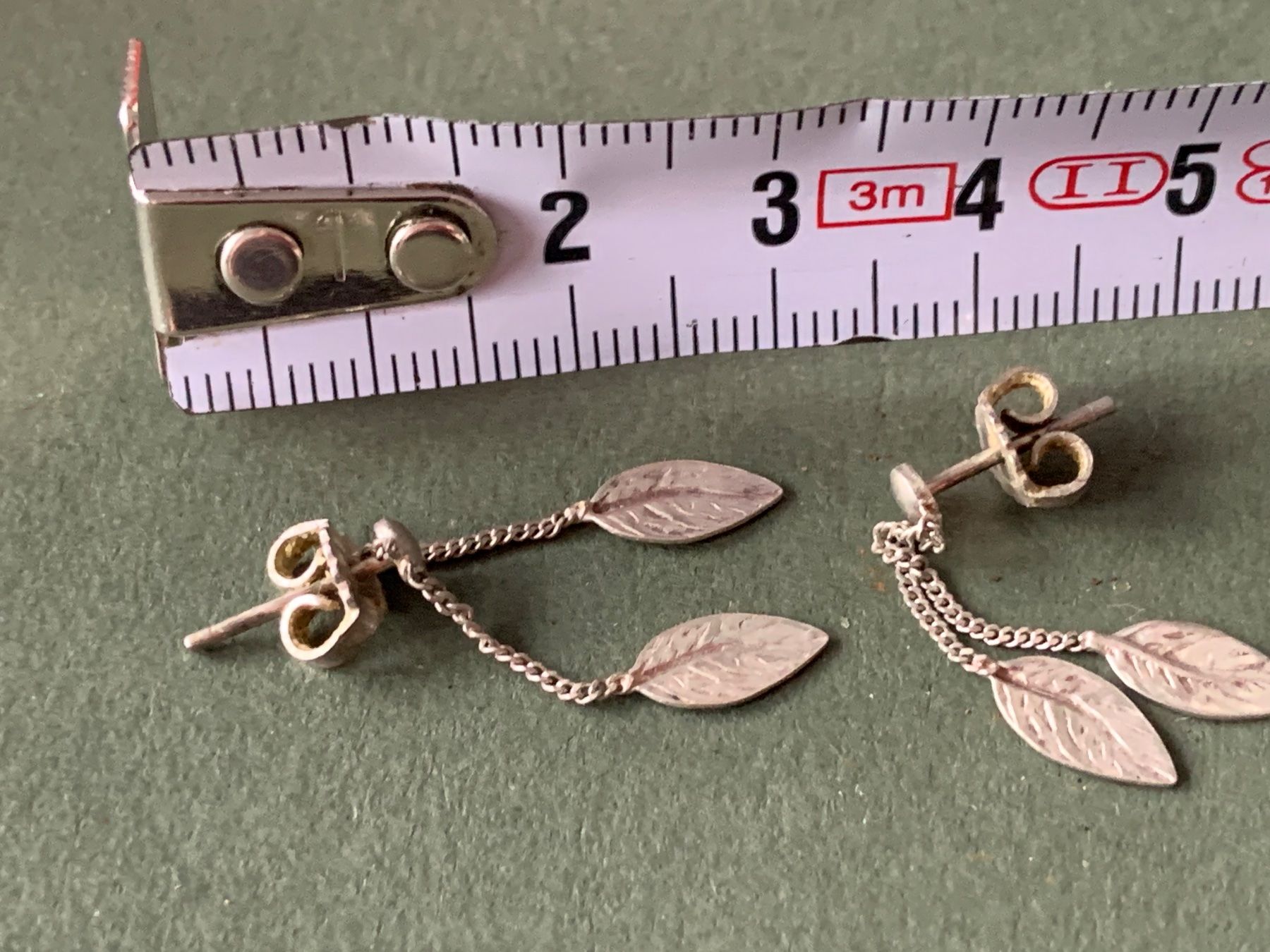 Ohrringe & -stecker: Ohrenplämper blatt und kugelring – Gebraucht aus Dittingen von Bellevista 5