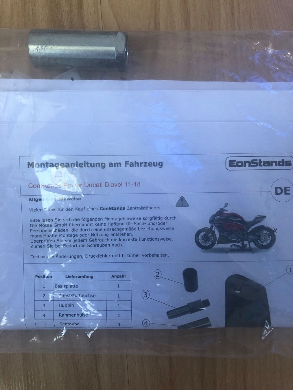 Béquilles: ConStants Motorradständer – D'occasion à pfungen par 900ie 2