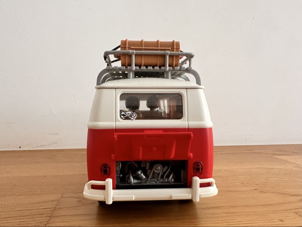 PLAYMOBIL 70176 Fourgon Volkswagen T1 Camping Bus Rouge - Neuf