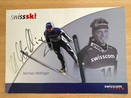 Autogrammkarte Michael Möllinger Skispringen