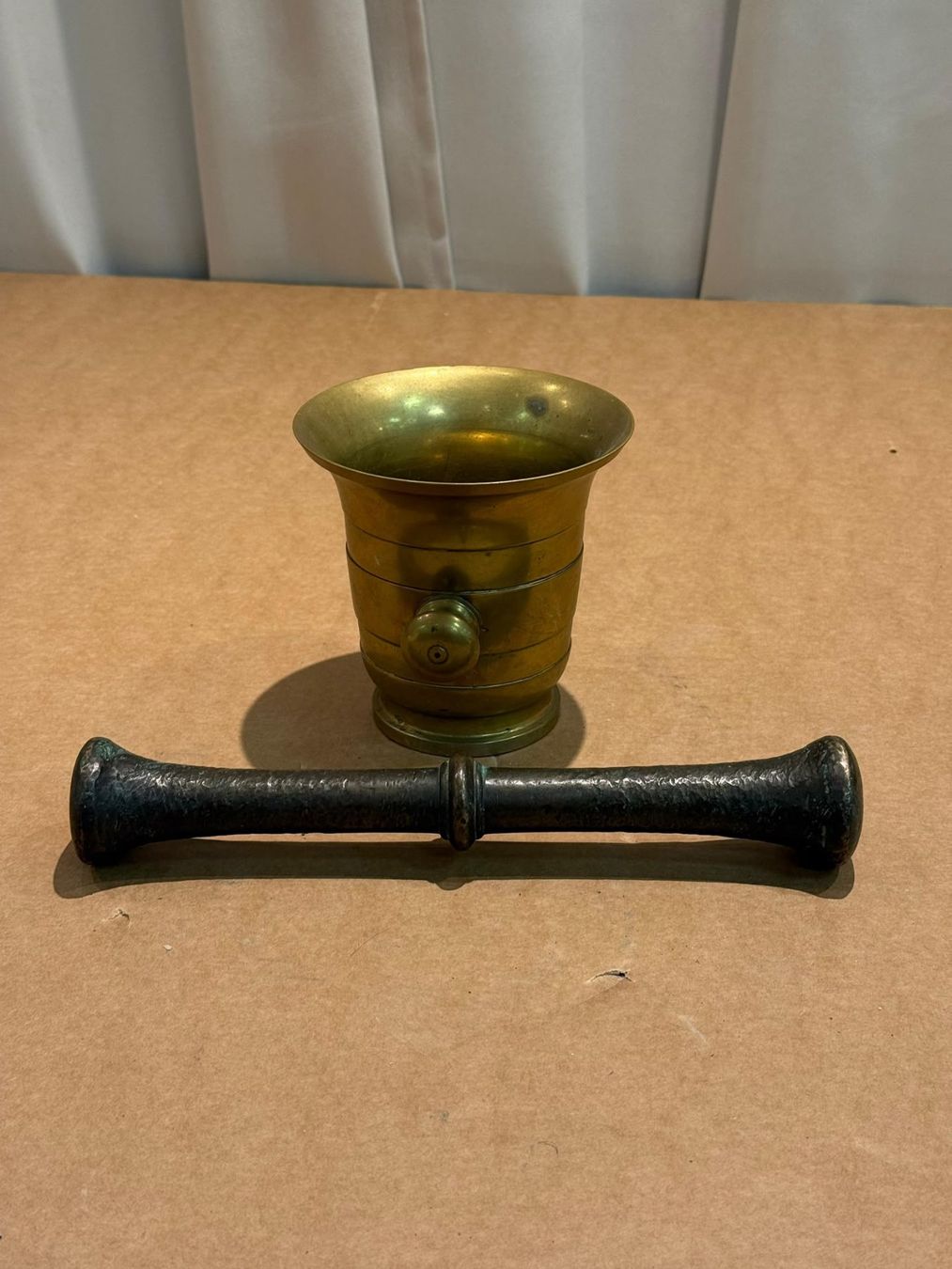 Altro per cucinare: Antiker Mörser mit Stössel, Bronze/Messing – Usato da Zofingen venduto da GrosisWonderkeller 8