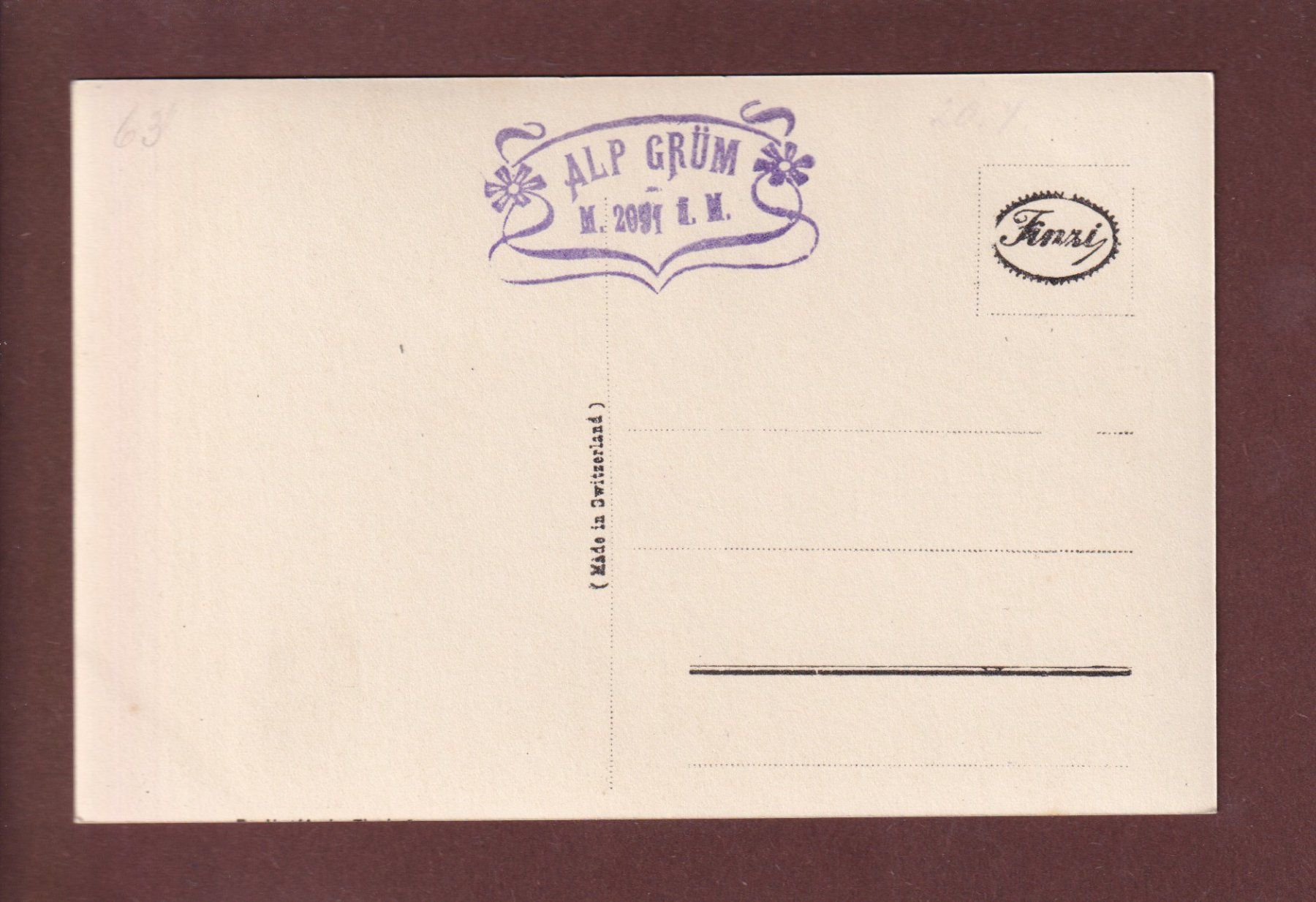 Cartoline postali: BERNINA PASSHÖHE – Usato da Pully venduto da nicecards 1