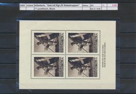 1939/45 Infanterie, "Geb. Inf.Rgt. 29, Stabstruppen" - Block