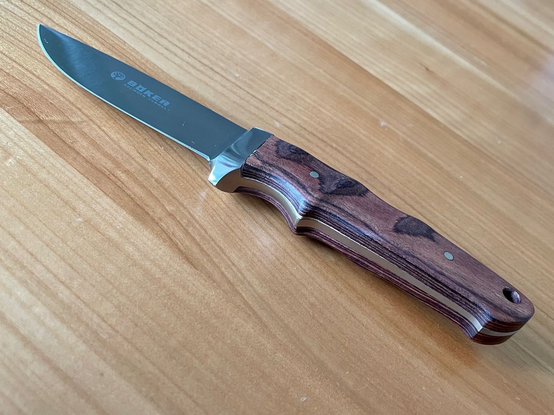 Accessori: Böker Integral Messer mit Lederscheide neu – Nuovo e nell'imballaggio originale da Niedergösgen venduto da Ibex56 6