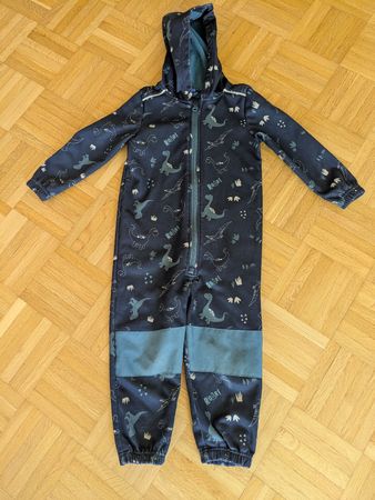 Dino Softshell Overall, Gr. 98/104, ideal für den Übergang