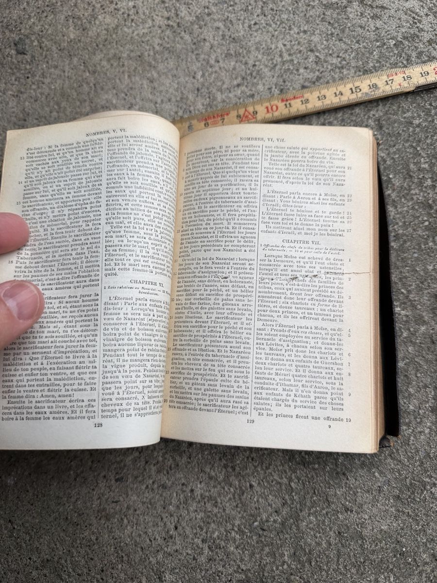 Libri: Antike Sainte Bible, Version Ostervald, 1885 – Usato da Lyss venduto da nekoreh 5