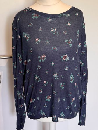 Dünner Pullover MUSTANG Gr. XS Floral Blumen