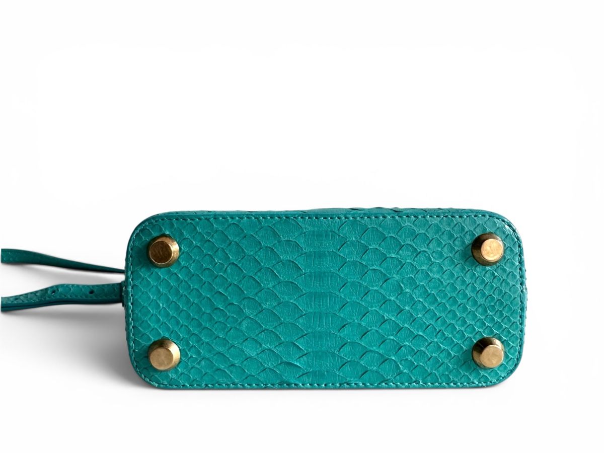Balenciaga Borse da donna: BALENCIAGA Python Ville XXS Top Handle Bag Tasche – Usato da Kriens venduto da hannaandkiko 4