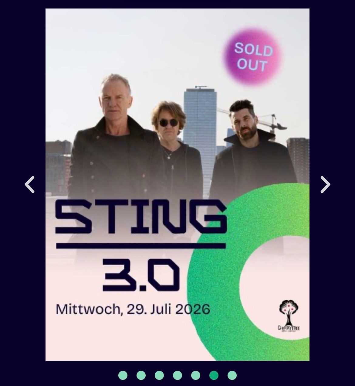 Biglietti: Konzert von Sting in Schaffhausen – Usato da Schaffhausen venduto da anjaanja