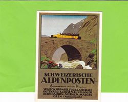 Plakat für PTT Reisedienst
