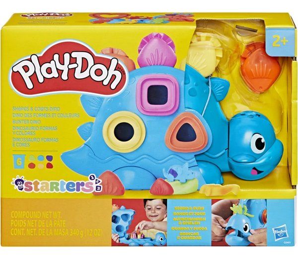 Play-Doh Modelliermasse: Play-Doh Bunter Dino + 6 Dosen Knete – Neu und originalverpackt aus Oensingen von Liquidations-Shop