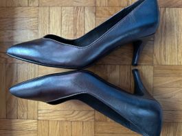 Escarpins Mademoiselle R neuves Anthracite irisées Taille 40