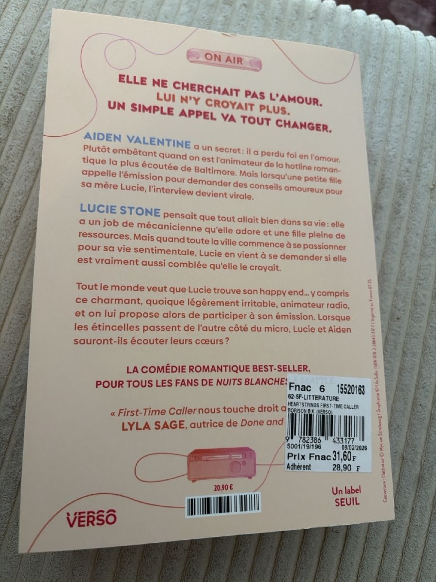 Libri: Livre First-Time Caller de B.K. Borison  – Usato da Martigny venduto da O96 1