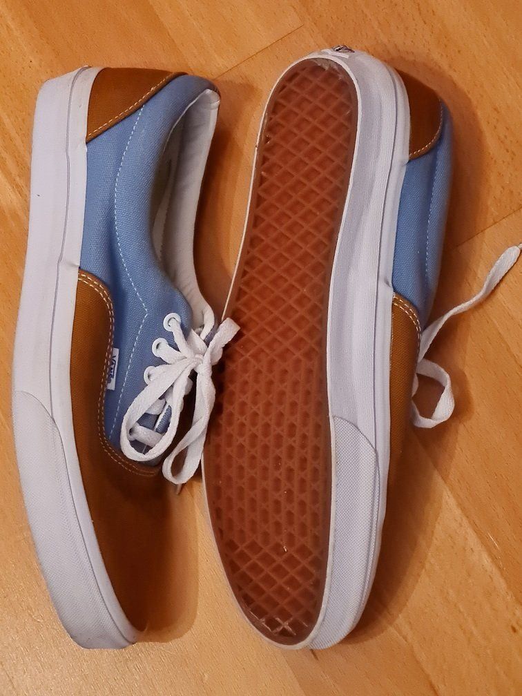 Vans Scarpe da uomo: Neu: Vans - hellblau/hellbraun - Gr.11.5 – Nuovo (secondo la descrizione) da Uznach venduto da Laeuffer 1