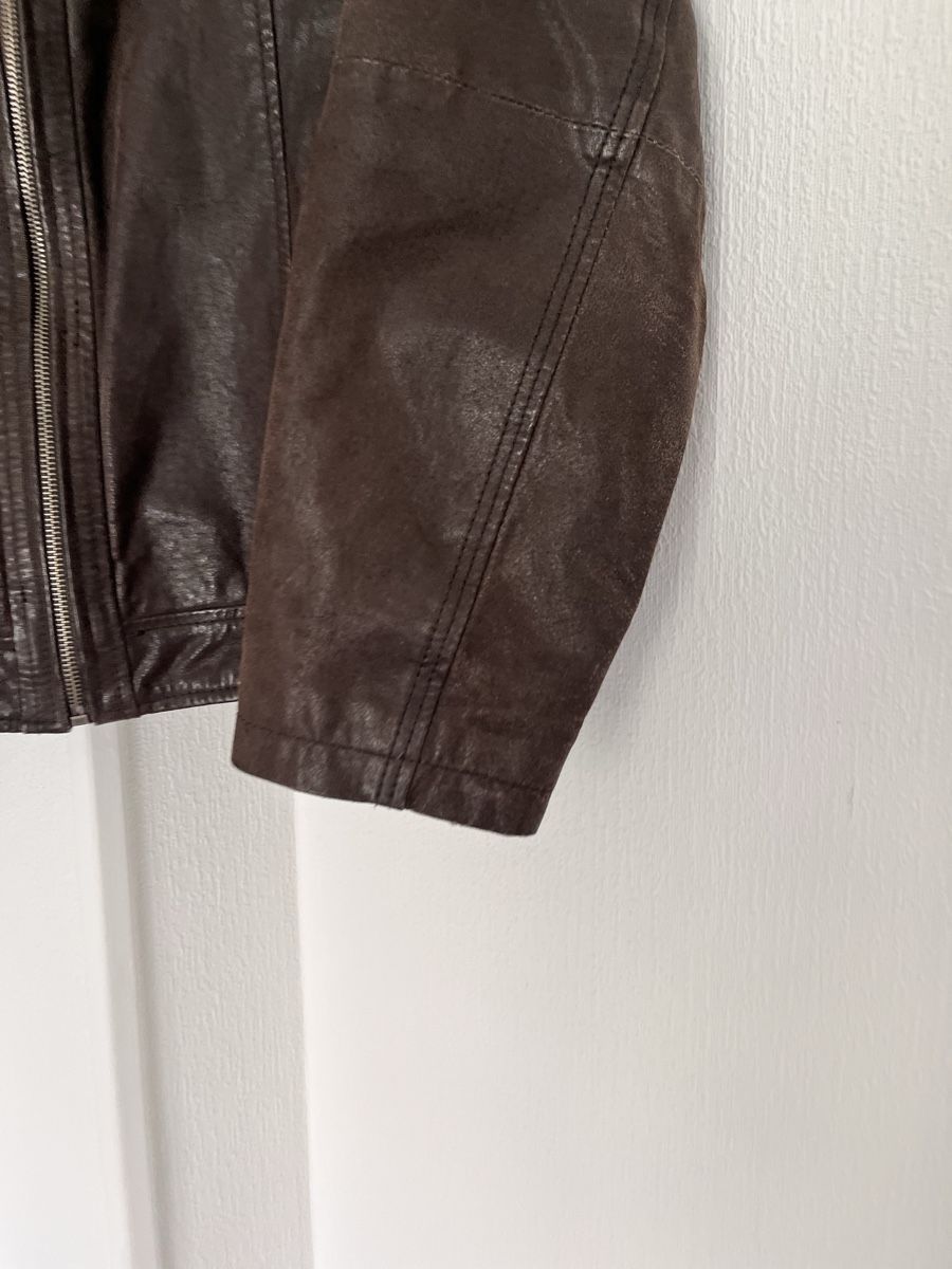 Maddison Giacche: Maddison Brown Leather Jacket Size 50  – Usato da Lausanne venduto da Danash 1