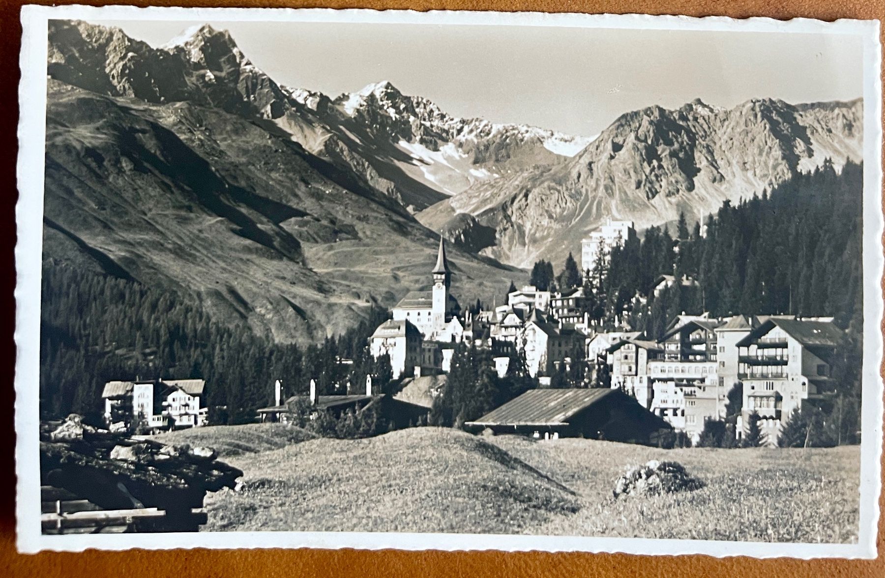 Ansichtskarten: AROSA - DORF 1940 – Gebraucht aus Lutry von Ediego