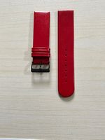 Rotes Uhrenarmband, 22mm, Leder, neu und ungetragen!