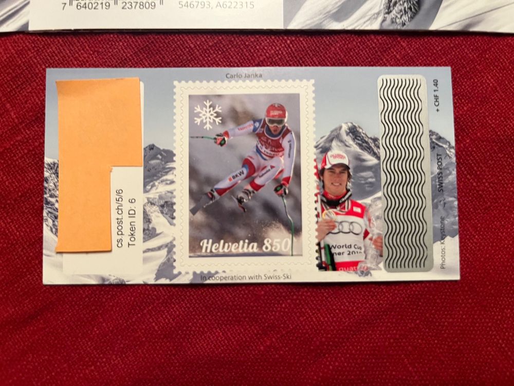 Tutti i francobolli: Swiss Crypto Stamp 5.0 Basic Edition ID6 Carlo Janka – Usato da Châtel-St-Denis venduto da Vaillant1 1