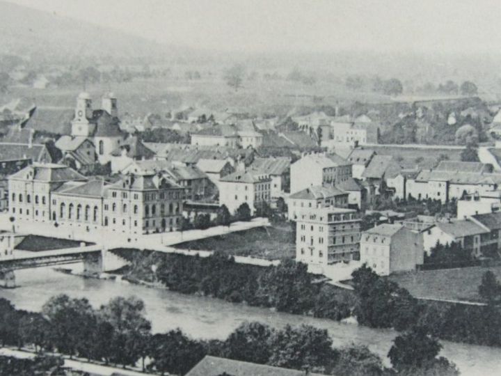 Cartoline postali: OLTEN SO AK VOGELSCHAU LUFTBILD ANTIK – Usato da Ettingen venduto da Hausi4711 1