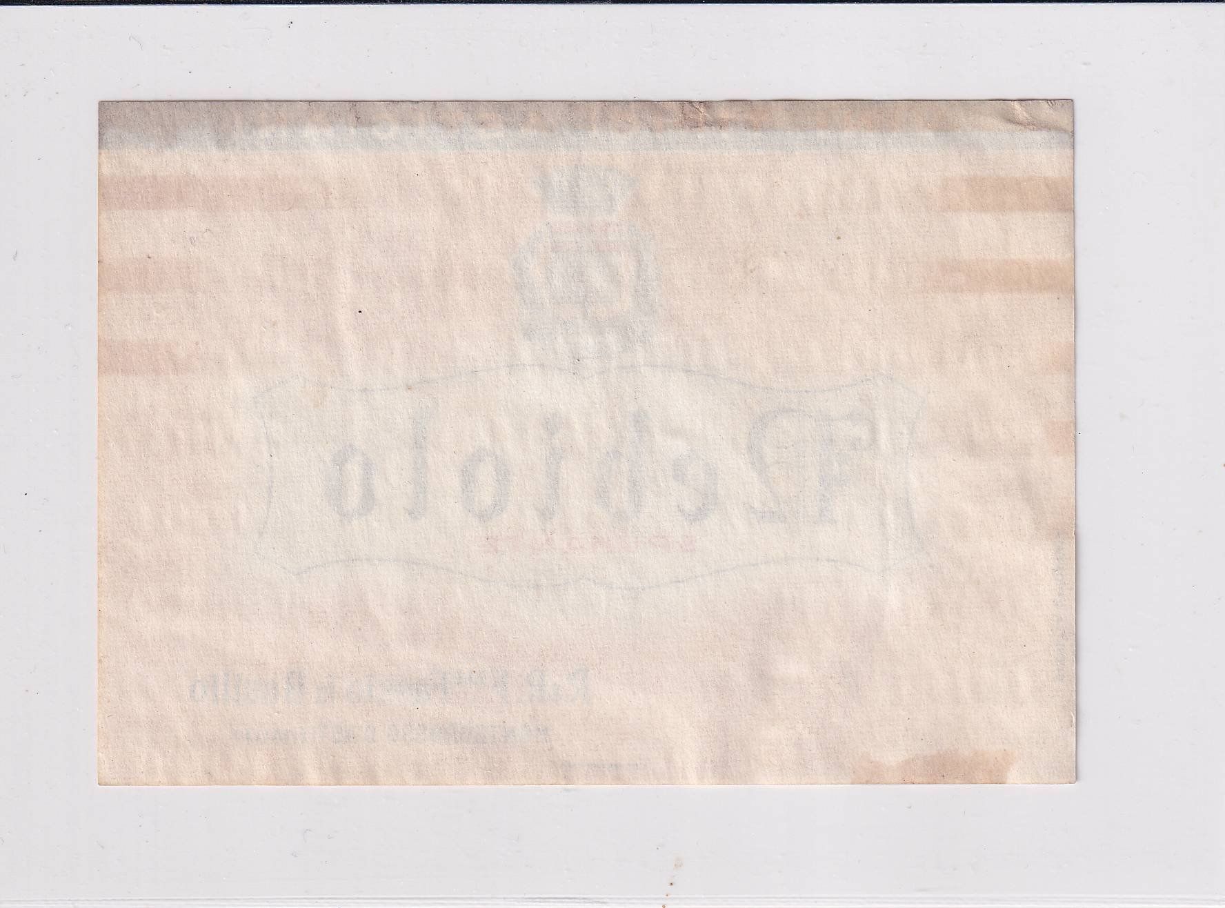 Carta: Etikette - Nebiolo Spumante /bd – Usato da Hombrechtikon venduto da Rudolf07 1