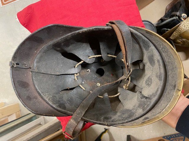 Uniformi & Effetti personali: casque prussien Pickelhaute 1815 – Usato da Colombier NE venduto da Boy48 2