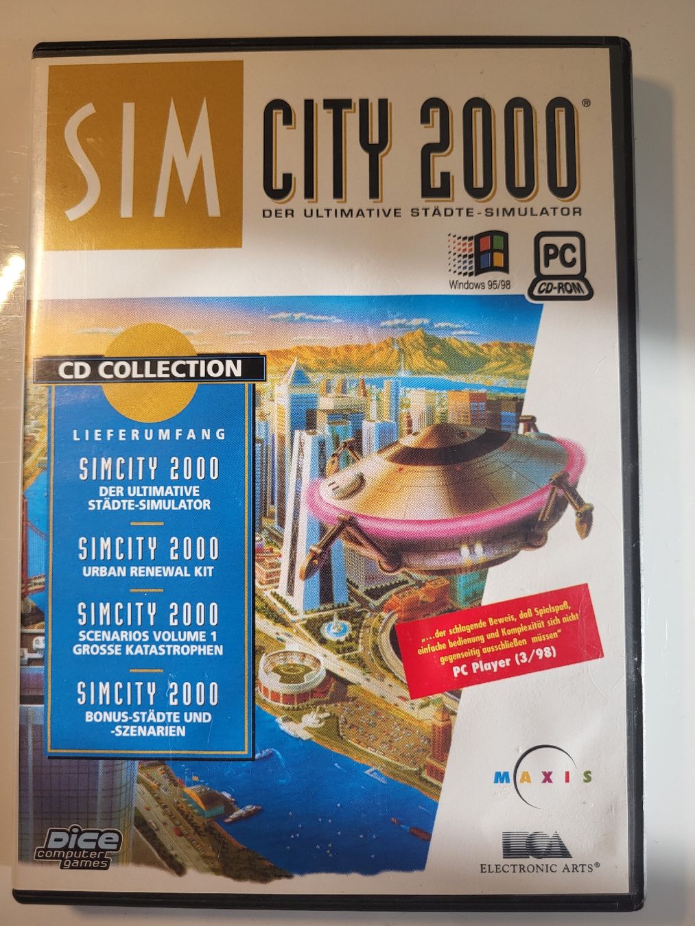 Giochi: Sim City 2000 CD Collection PC - Rétro Gaming – Usato da Conthey venduto da Th3gr4yf0x