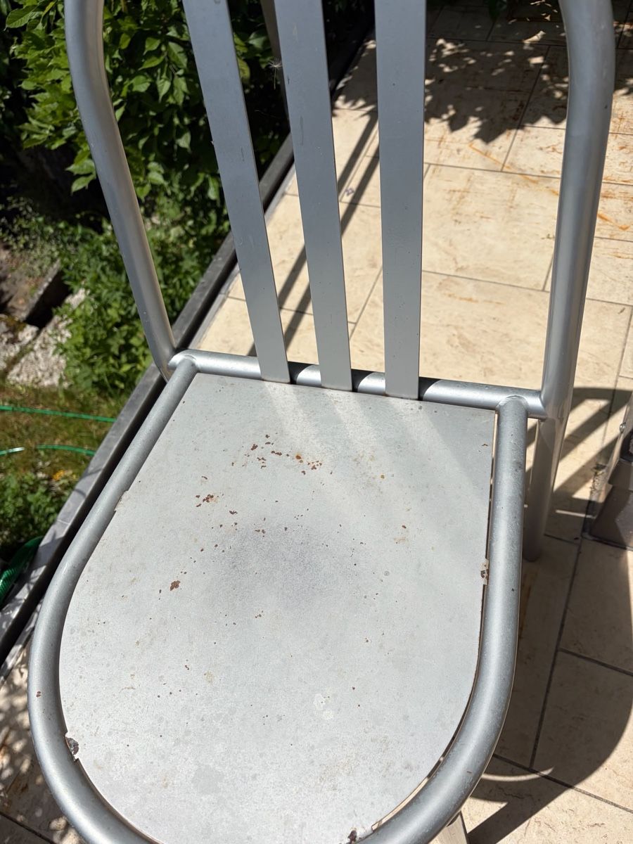 Sedie: Lot de 2 chaises en métal – Usato da Neuchâtel venduto da louissiffert 2