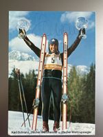 Karl Schranz Autogrammkarte - Ski Legende, signiert!