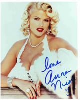ANNA NICOLE SMITH († 2007) handsigniert (20x25 cm) mit COA