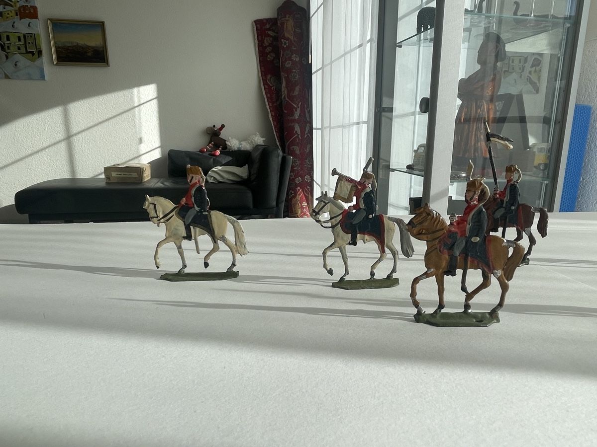 Giocattoli: Zinnfigur-Set historische Reiter-Armeefiguren – Usato da Meierskappel venduto da Hala03 2