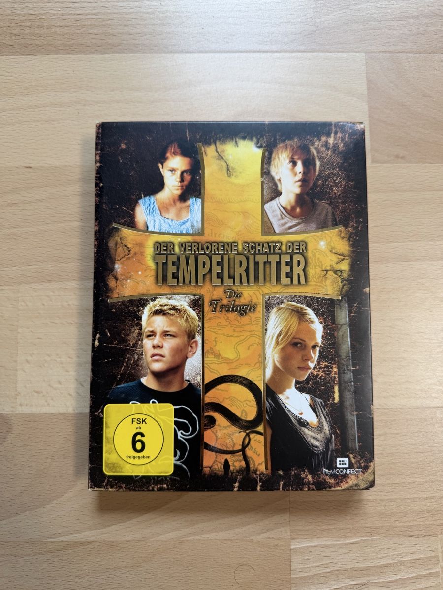 Tutti i DVDs: Der verlorene Schatz der Tempelritter Trilogie DVD Box – Usato da Niederglatt ZH venduto da sim_gj7s