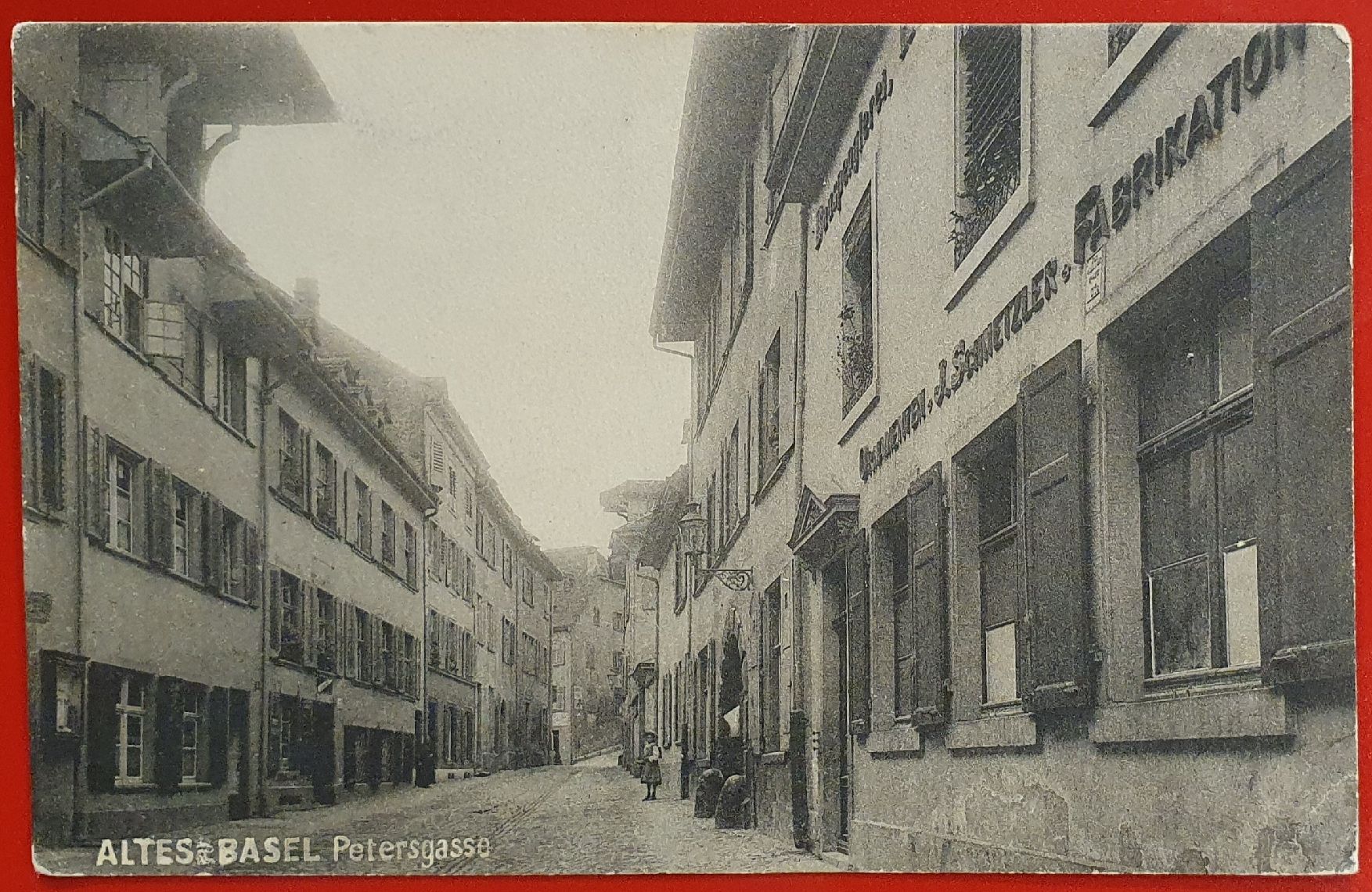 Ansichtskarten: (Alt)-BASEL - Petersgasse 1911 – Gebraucht aus Kreuzlingen von Rschweiz1