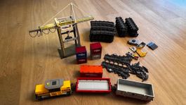 Playmobil  Set mit Kran Zug und Schienen gebraucht