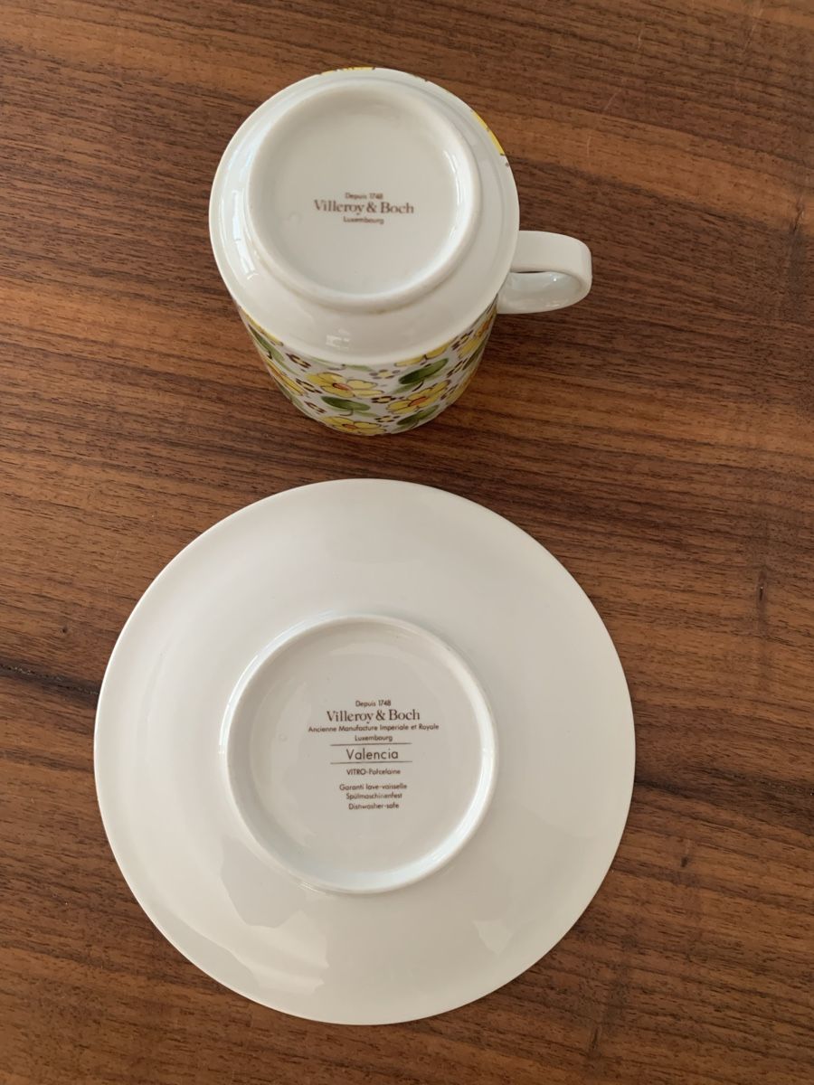 Villeroy & Boch Tazze: Villeroy & Boch Kaffee Tasse Valencia – Usato da Opfikon venduto da BananaGio01 3