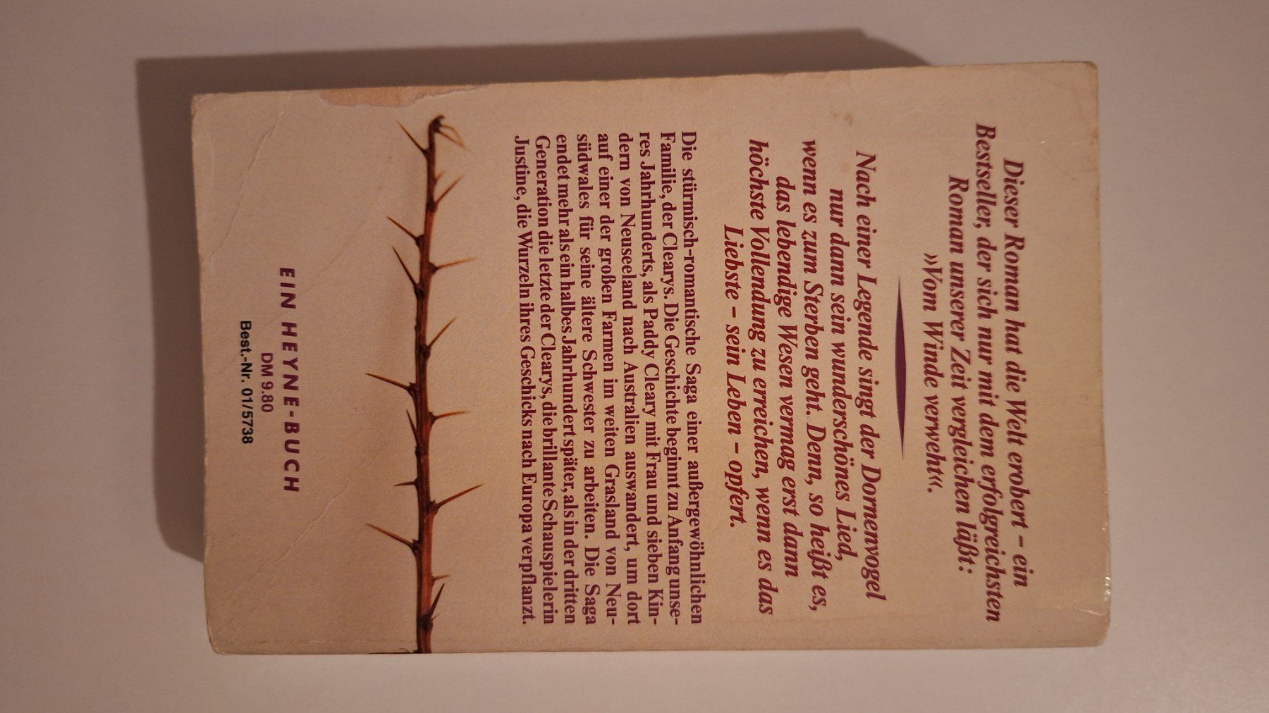 Bücher: Dornenvögel Buch – Gebraucht aus Winterthur von rek_p8sz 1