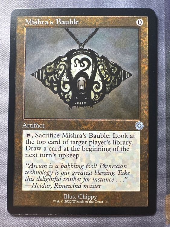 Mishra‘s Bauble 34 Retro Frame Artifacts Kaufen auf Ricardo