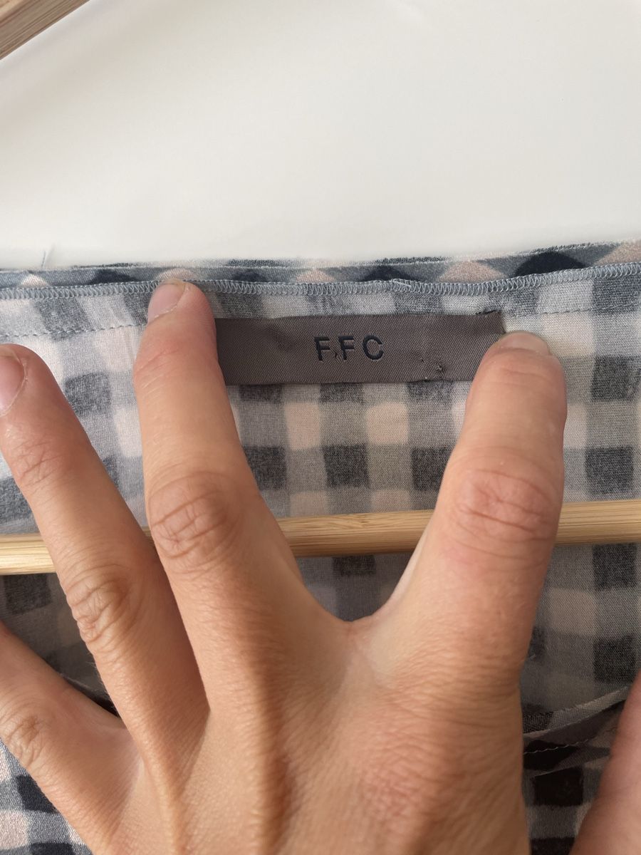 Camicette: FFC Edle Seidenbluse Gr. 40 – Karo / Gingham – Usato da Neukirch an der Thur venduto da bee88 2