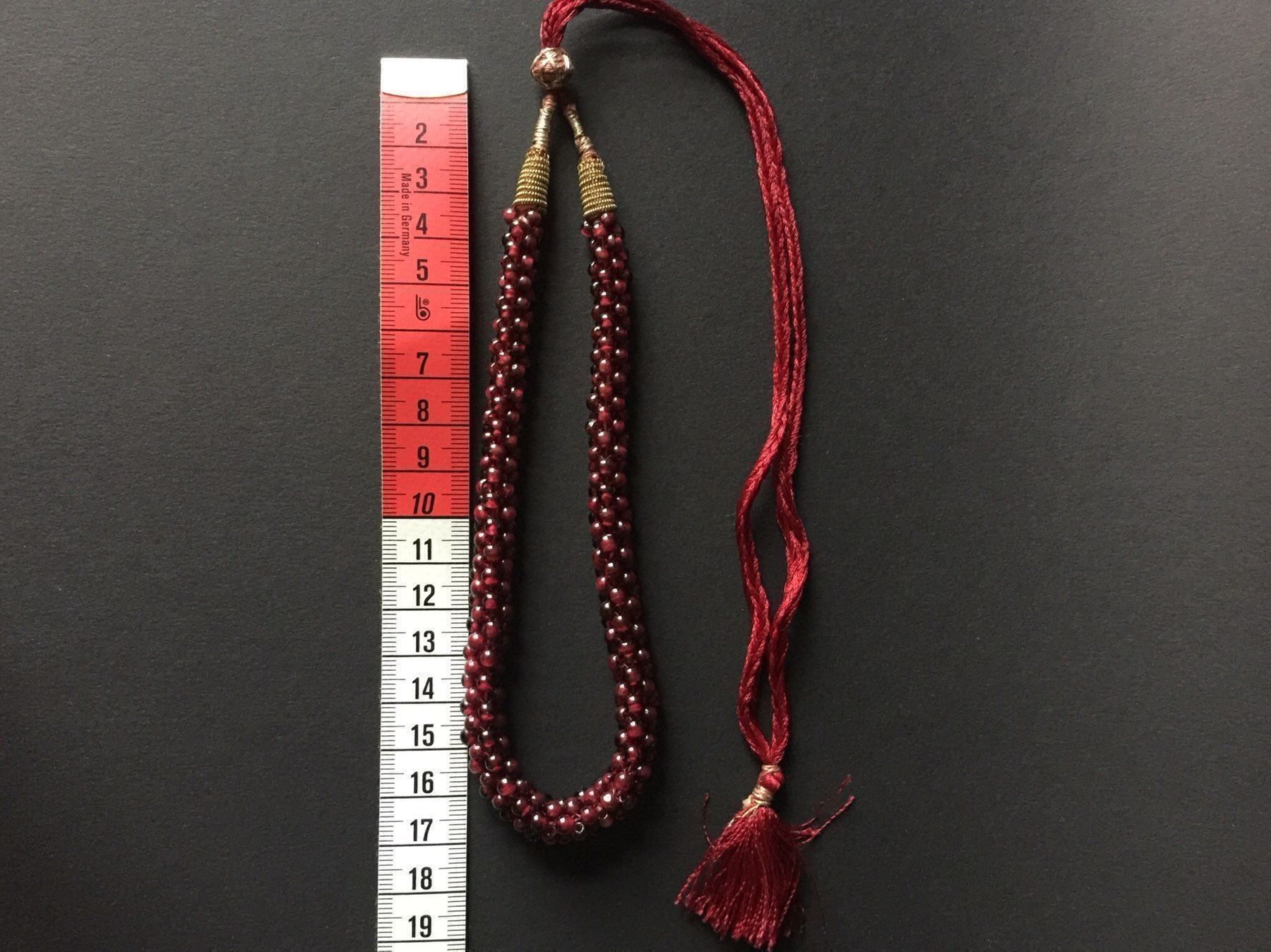 Catenine: Granat Kette – Usato da Basel venduto da shorthills_2013 2
