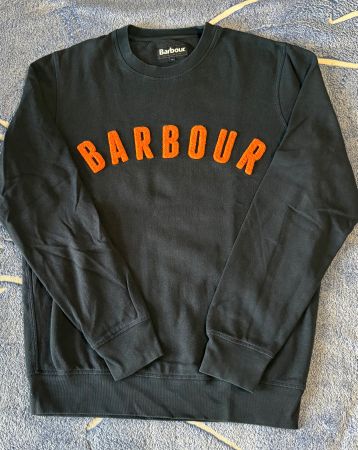 BARBOUR Pullover grau Grösse M Baumwolle, sehr guter Zustand