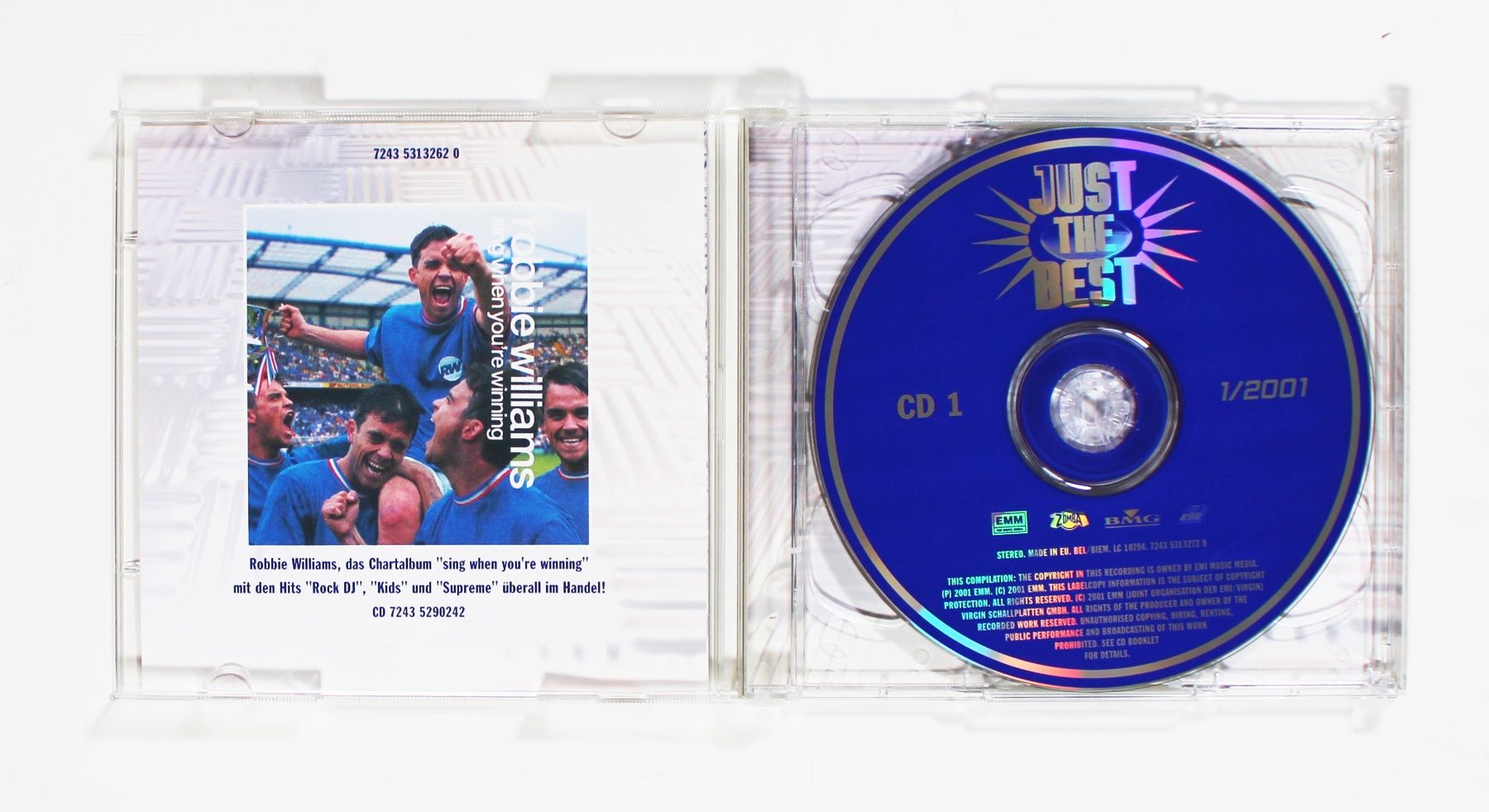 CD: 2CD - JUST THE BEST - 40 CHART TOP HITS 2001 Vol. 1 – Usato da Brüttisellen venduto da Collector-Corner 1