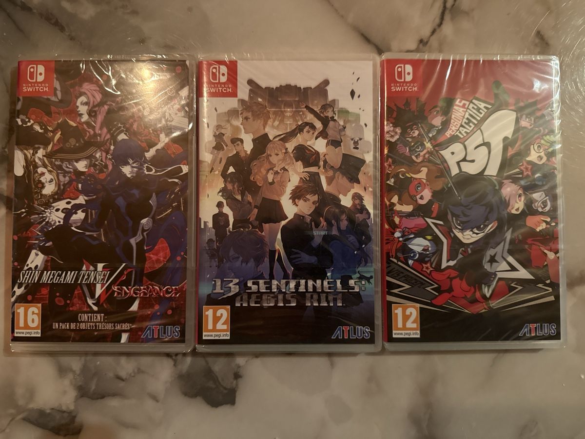 Pack de 3 Jeux Nintendo Switch Atlus (Neu und originalverpackt) in ...