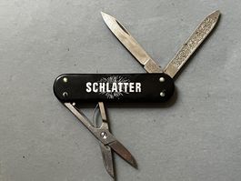 Victorinox Classic 58 mm - SCHLATTER - Alox, mit Etui
