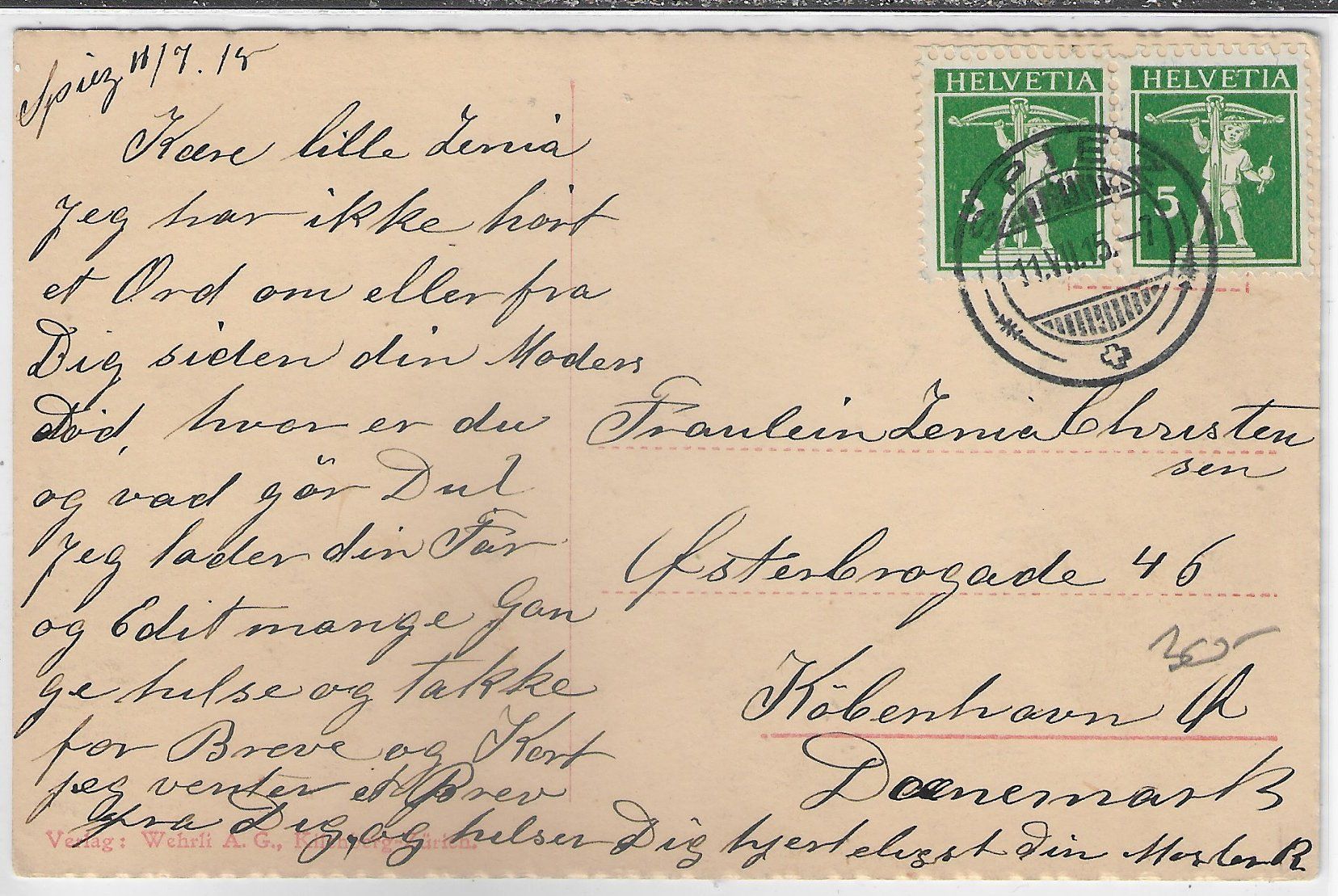 Cartes postales: Spiez - Generalansicht – D'occasion à Ettingen par Kartenplanet 1