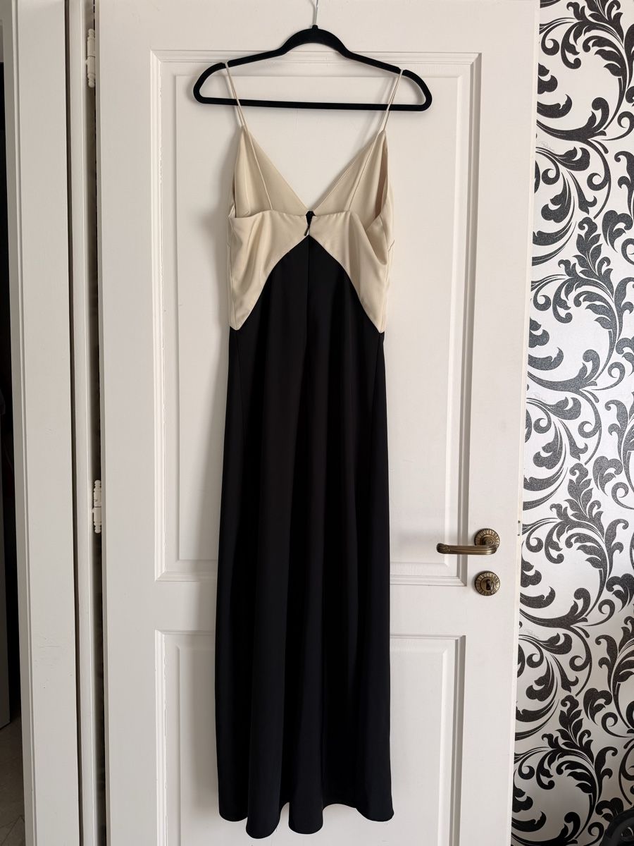 Mango Kleider: Mango Long Dress Black Beige  – Neu (gemäss Beschreibung) aus Corsier-sur-Vevey von Kristina.Nova 5