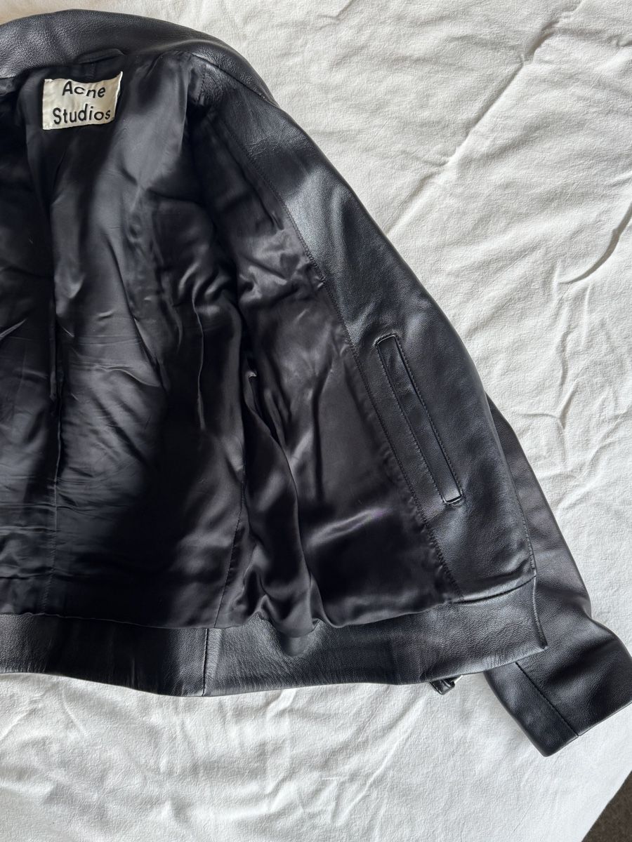 Acne Studios Giacche: Acne Studios Leather Jacket, size 36, biker style – Nuovo (secondo la descrizione) da Effretikon venduto da expiredrice 4