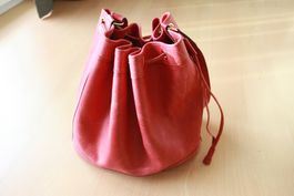 Hermes Market red leather bag GM