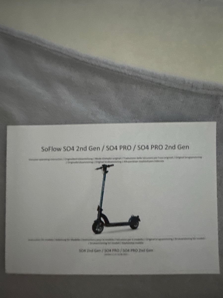 Soflow Kickboard: TOP ZUSTAND | SoFlow SO4 E-Scooter | Schweizer Qualität – D'occasion à Rickenbach SO par TRUCKER71