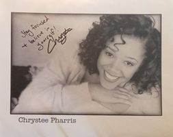 Chrystee Pharris Autogramm signiert Foto 20x25cm